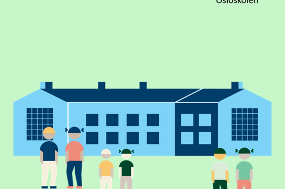 en gruppe mennesker som står foran et hus